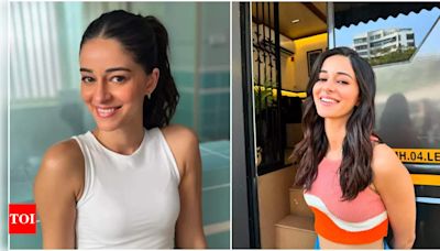 When Ananya Panday shared pics showing her happiest moments from beach and sets | Hindi Movie News - Times of India