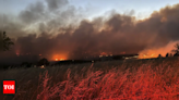 Gusty winds help spread fast growing central Oregon wildfire and prompt evacuations - Times of India