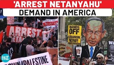 USA Sees 'Arrest Netanyahu' Campaign Amid Israel PM's UNGA Speech | New York, Gaza, Hamas, Hezbollah