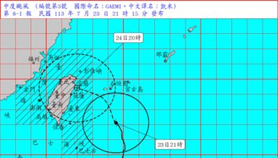 中度颱風凱米襲台「變胖」暴風圈再擴大！氣象署豪雨強風警報齊發