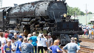 How long Union Pacific's Big Boy Steam Engine will be in Topeka during tour