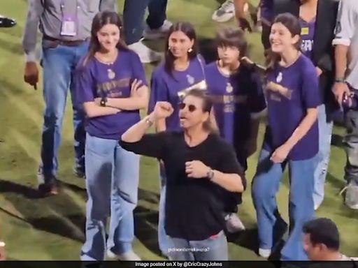 Fans Chant 'CSK, CSK' After KKR's IPL 2024 Triumph, Shah Rukh Khan's Response Is Gold. Video | Cricket News