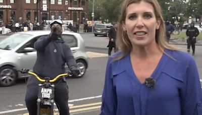 Terrifying moment protesters storm live news broadcast shouting 'f*** the EDL'