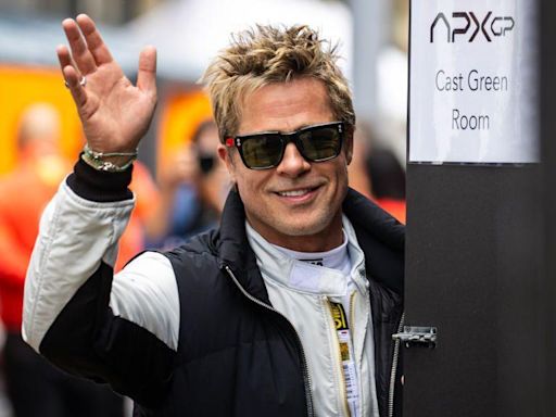 Brad Pitt back at Silverstone filming F1 movie