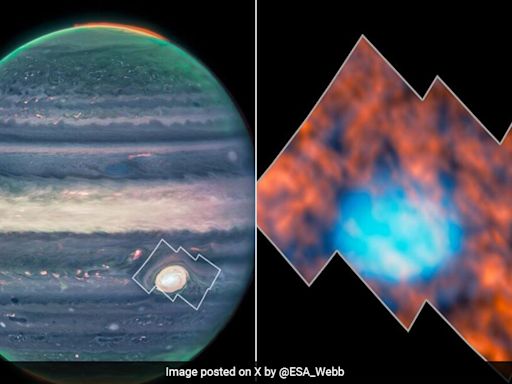 James Webb Telescope Uncovers Strange Shapes Above Jupiter's Great Red Spot