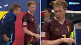 Watch moment Kevin De Bruyne says 'I quit' before he slams Belgium team-mates