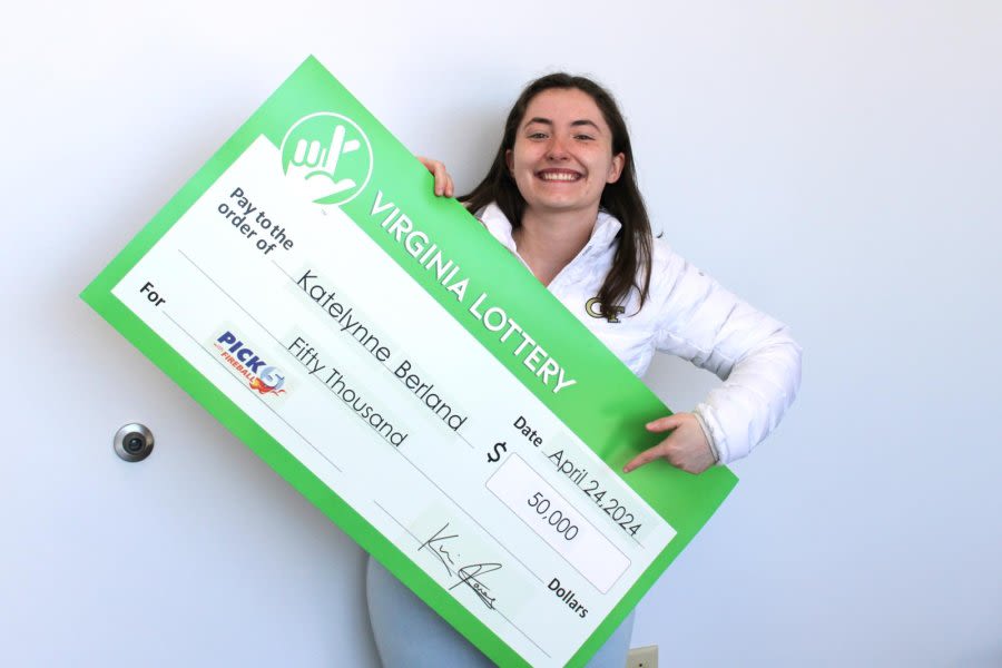 First-time lottery player wins a $50,000 prize