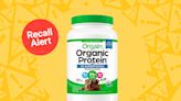 Orgain Protein Powder Recalled Nationwide Due to Undeclared Allergen