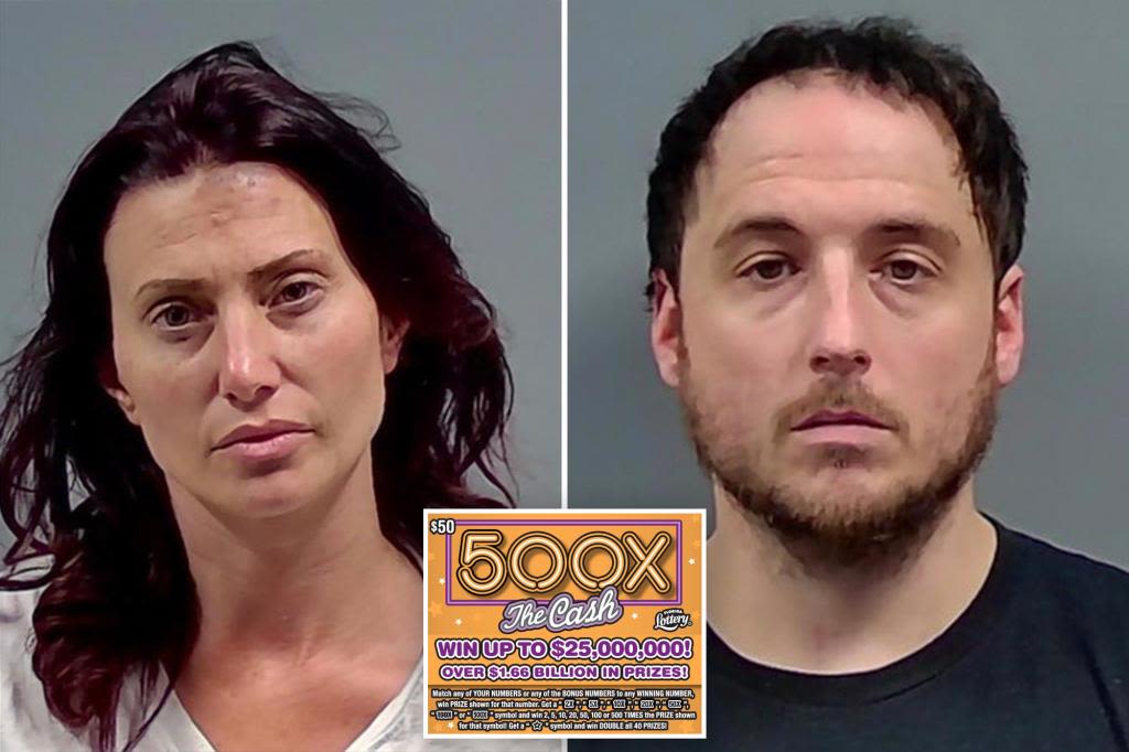 Florida couple arrested for making fake winning lotto ticket in hopes of tricking officials into handing over $1M prize