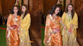 Ambani bahus Tina Ambani and Khrisha Shah shine at Anant-Radhika's Haldi ceremony | The Times of India