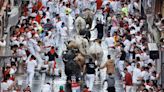 Los toros de La Palmosilla estrenan los encierros de los Sanfermines 2024 con escenas inéditas en la plaza