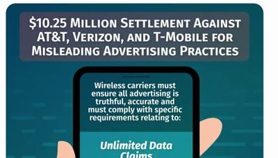 California Attorney General Announces $10.25 Million Settlement Against AT&T, Verizon, and T-Mobile for Misleading Advertising Practices