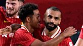 Liverpool 2-1 Arsenal: Mohamed Salah and Fabio Carvalho goals give Arne Slot's side victory in Philadelphia