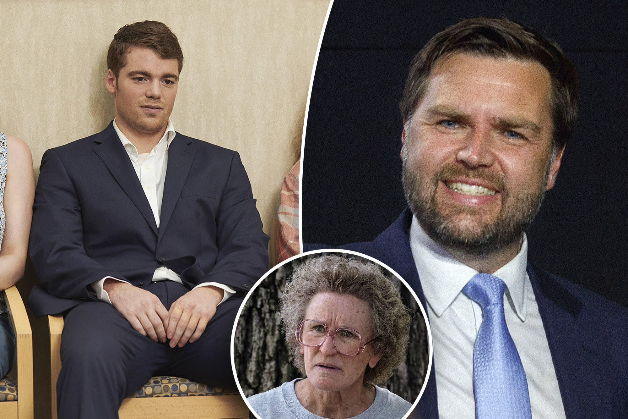 JD Vance’s ‘Hillbilly Elegy’ to Trump’s VP pick: Actors vs. real-life counterparts in Netflix drama