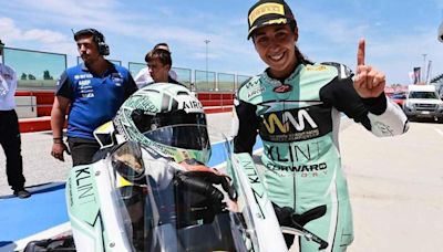 María Herrera, líder del mundial femenino de motos: 'Se pensaban que por ser mujeres iríamos en triciclo'