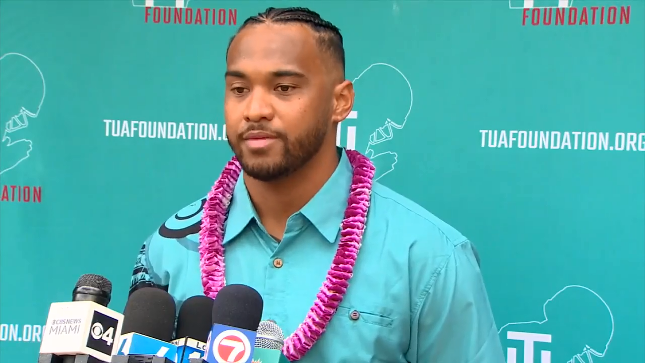 Tagovailoa misses Dolphins’ OTA day to attend Saban’s charity golf tournament - WSVN 7News | Miami News, Weather, Sports | Fort Lauderdale