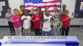 The Daily Pledge: Ms. Mackie’s Kindergarten Class