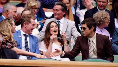 Keira Knightley and husband James Righton among crowd on day 10 of Wimbledon