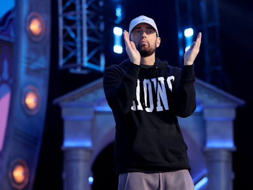 Eminem Performs Surprise ‘Sing For the Moment’ With Jelly Roll, Debuts ‘Houdini’ Live at All-Star Michigan Central Station Re...