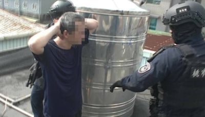 擁槍男租屋處裝監視器 見警來藏匿頂樓水塔旁仍被逮