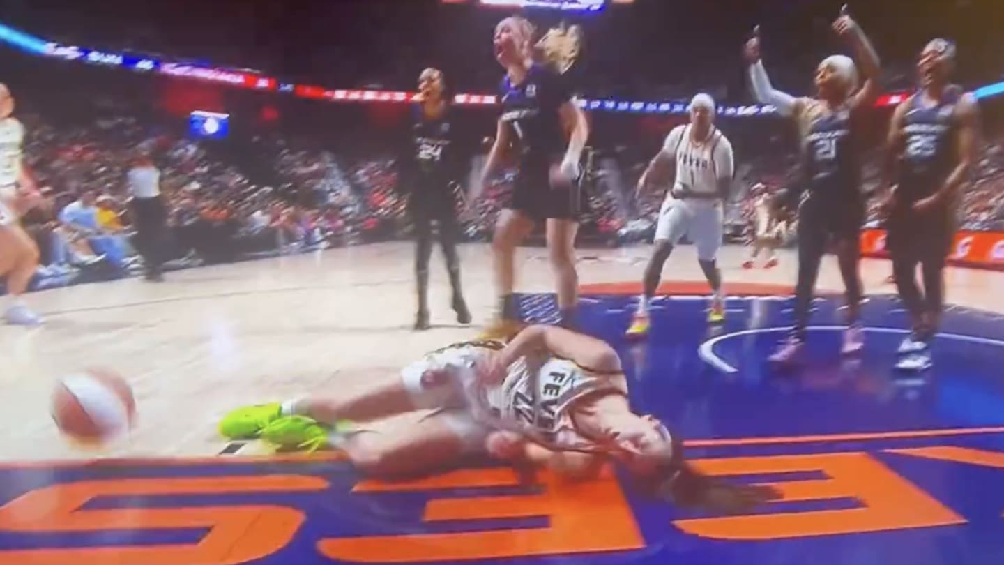 Caitlin Clark Savagely Roasted By Connecticut Sun Over Hard Hit in WNBA Debut