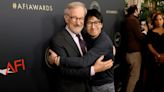 Steven Spielberg and Ke Huy Quan Reconnect on Red Carpet in Adorable Indiana Jones Reunion