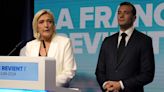 Pesquisas mostram partido de Le Pen à frente de Macron