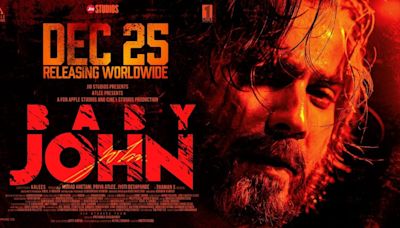 'Baby John': Varun Dhawan looks intense as he's dripped in blood and sweat in new poster