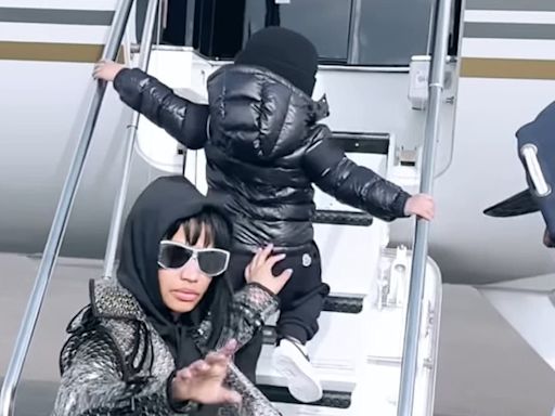 Nicki Minaj shares video with husband Kenny Petty and their son