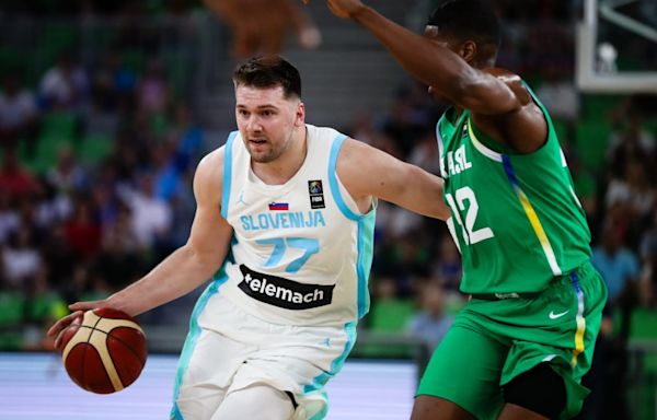 Mavericks' Luka Doncic Shines in Slovenia's Victory Over Brazil in Exhibition Match