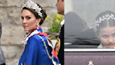 Kate Middleton and Princess Charlotte Wore Matching Sparkly Flower Crowns to the Coronation