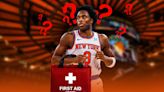 OG Anunoby's injury return cut short after first half of Knicks' Game 7 vs. Pacers