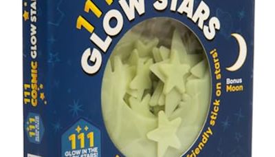 Happy Hippo 111 Glow in The Dark Stars for Ceiling with Bonus Moon (111-Pack) Christmas Stocking Stuffers for Kids, Now 50% Off