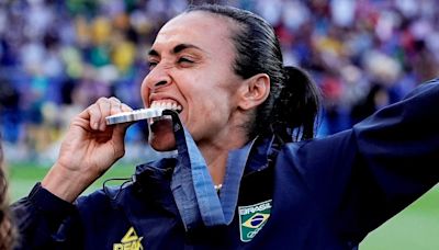 Marta é a maior medalhista olímpica do futebol brasileiro