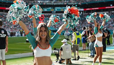 What is the most popular NFL cheer team? Miami Dolphins rank in top three on this list