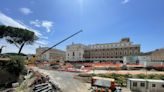 Workers discover human skeleton during construction dig in Rome