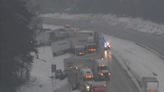 Icy conditions, pileup lead to closure of Interstate 94 W near Tomah, Warrens in western Wisconsin