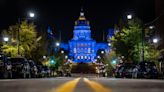 Why is the Iowa Capitol illuminated blue this week?