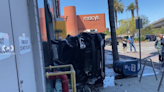 Car careens into Culver City shoe store