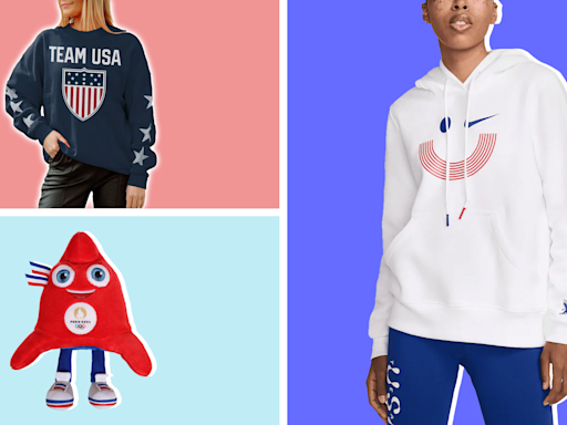 Show your team spirit with free shipping on Paris Olympics merch