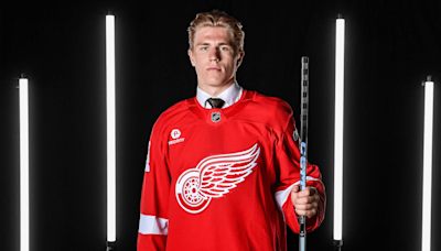 Brandsegg-Nygard 'living the dream,' eyes future with Red Wings | NHL.com