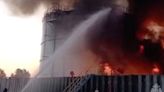 Un dron ucraniano causa un gran incendio en un depósito de productos petrolíferos en Rostov, Rusia - La Tercera