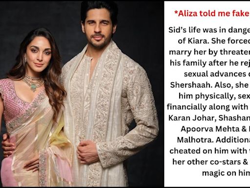 'Kiara Advani did black magic on Sidharth': Fan claims of getting duped of Rs 50 Lakh; Sidharth Malhotra releases official statement