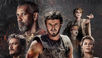 El nuevo póster de ‘Gladiator 2′ incluye a todos sus protagonistas y refleja la épica del Coliseo