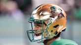 Notre Dame football helmets through the years