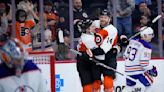 Cam Atkinson scores twice, leading the Flyers to a 4-1 win over the Oilers