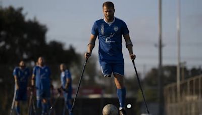 Soldiers who lost limbs in Gaza fighting are finding healing on Israel’s amputee soccer team