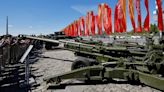 Russians throng to display of Western 'trophy' tanks captured in Ukraine