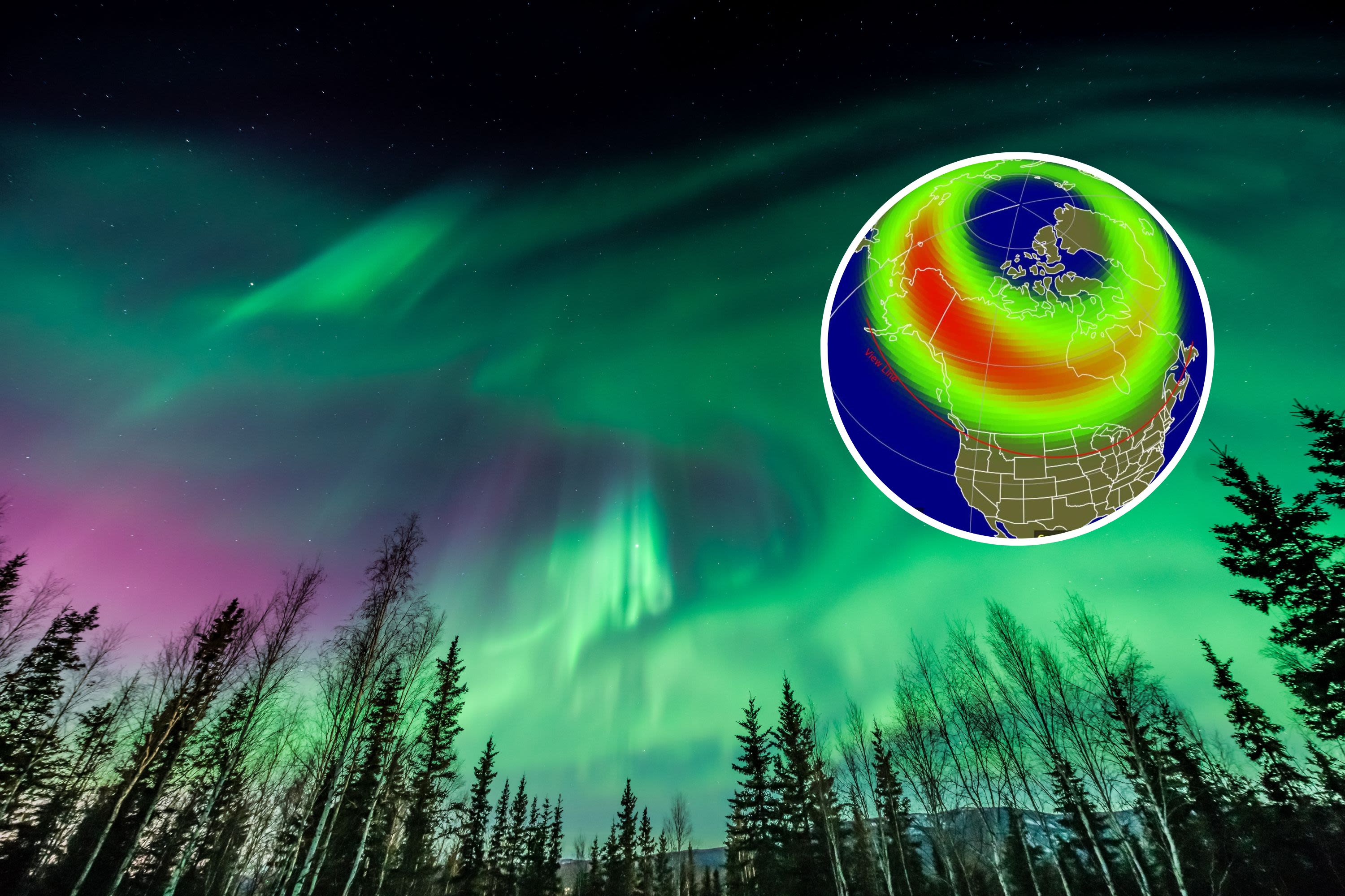 Tonight's aurora forecast: Northern lights to continue over US