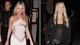 Kate Moss and Daughter Lila Spend Stylish Night in Opposite Colors at London Private Members Club